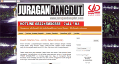 Desktop Screenshot of juragandangdut.com
